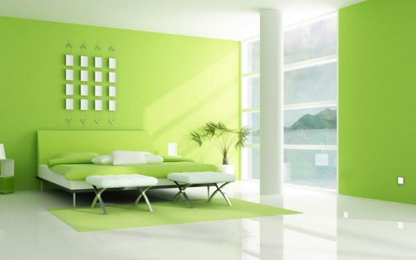 مشخصات رنگ ساختمانی سبز